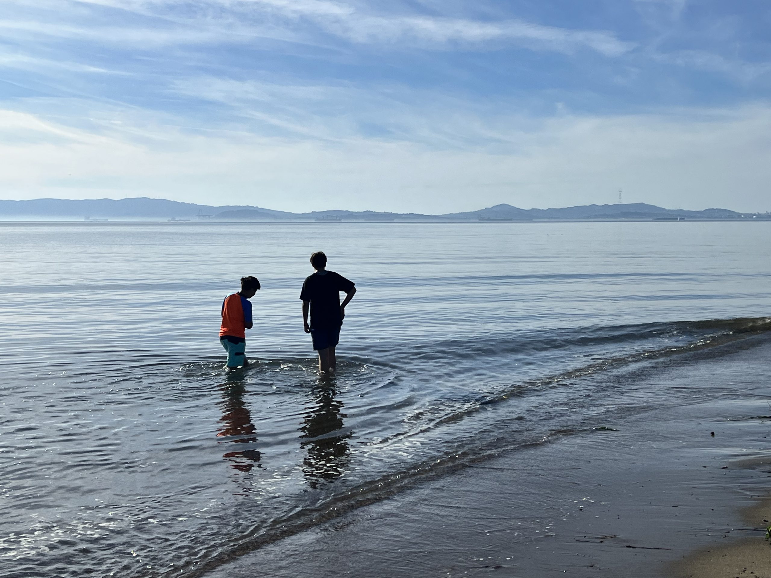 Alameda Boys in water