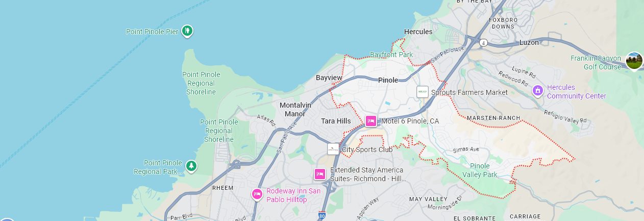 Pinole Map