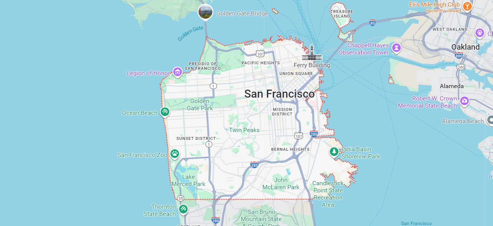 San Francisco Map