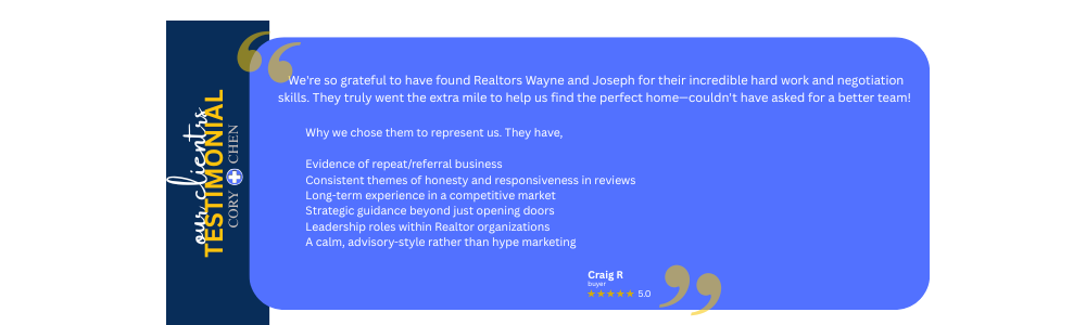 Reviews Wayne & Joseph